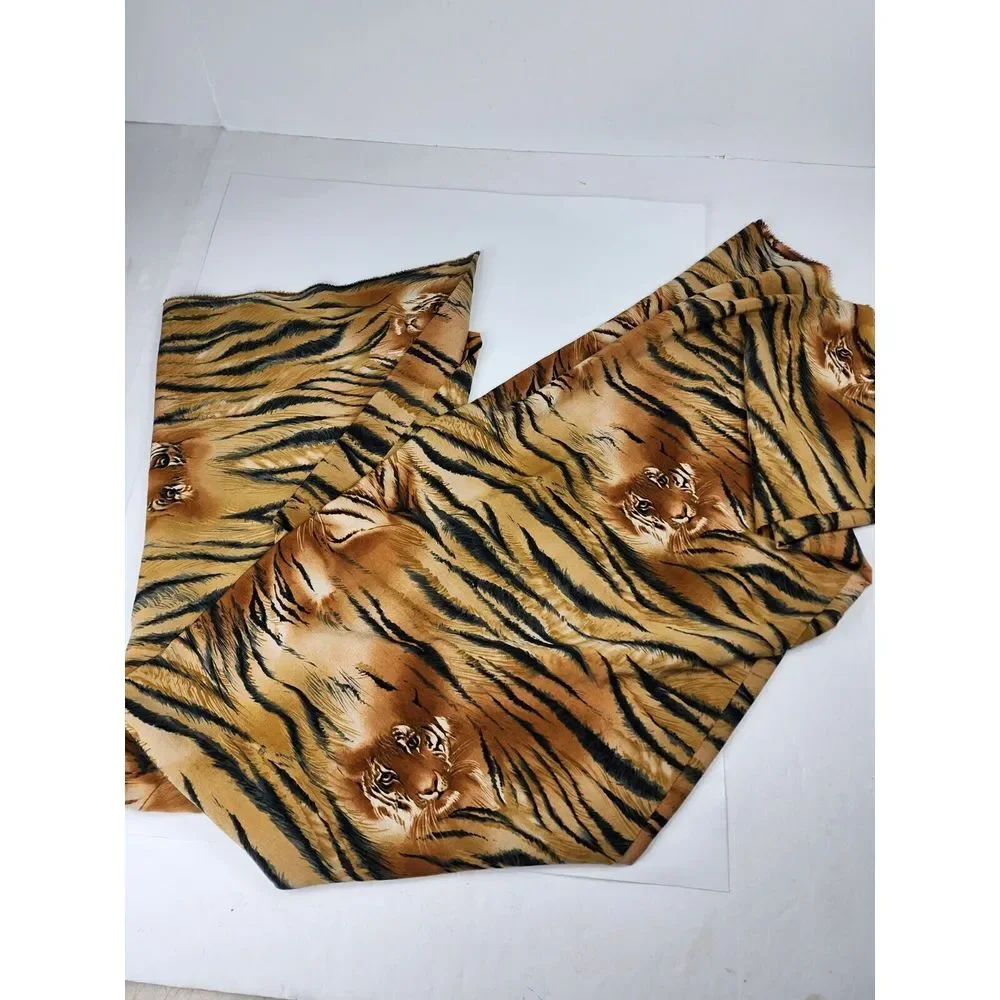 Vintage 1999 High‎ Fashion Fabrics Tiger Print 29x64